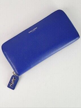 SAINT LAURENT YSL Zip-Around Continental Wallet